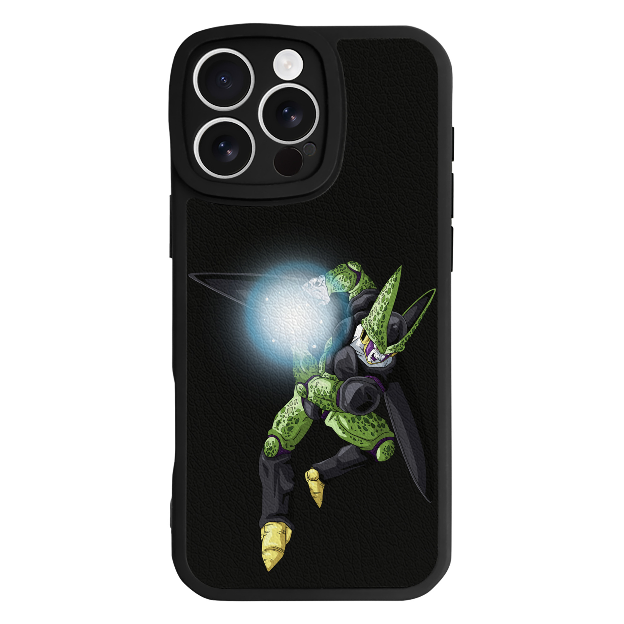 （画像用） ドラゴンボール セル DRAGON BALL Cell 【iPhone 16シリーズ対応】シリコンスマホケース（レザー調） 材質：シリコン
